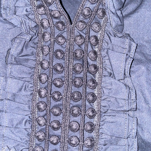 Talbots Sleeveless Navy Top - Picture 3 of 4